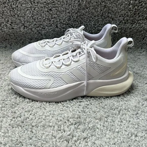 Adidas Men’s Alpha Bounce Plus Running Shoes, Size 10.5