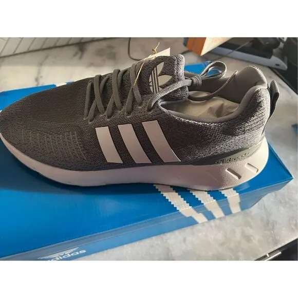 Adidas Swift Run 22 Men's Shoes Athletic Sneakers Grey White GZ3495 - SZ 12