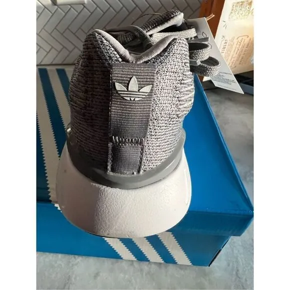Adidas Swift Run 22 Men's Shoes Athletic Sneakers Grey White GZ3495 - SZ 12