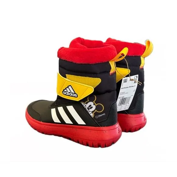 Adidas Winterplay X Disney Mickey Mouse Collab Winter Unisex Kids‎ Boots Size 2