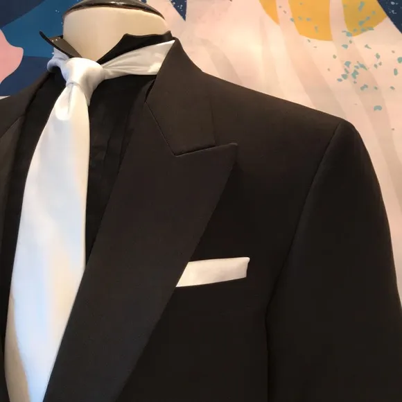 Adolfo Tuxedo Coat