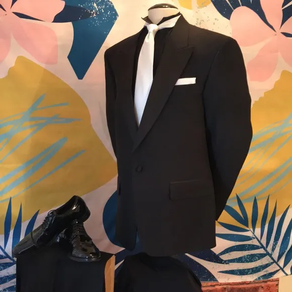 Adolfo Tuxedo Coat