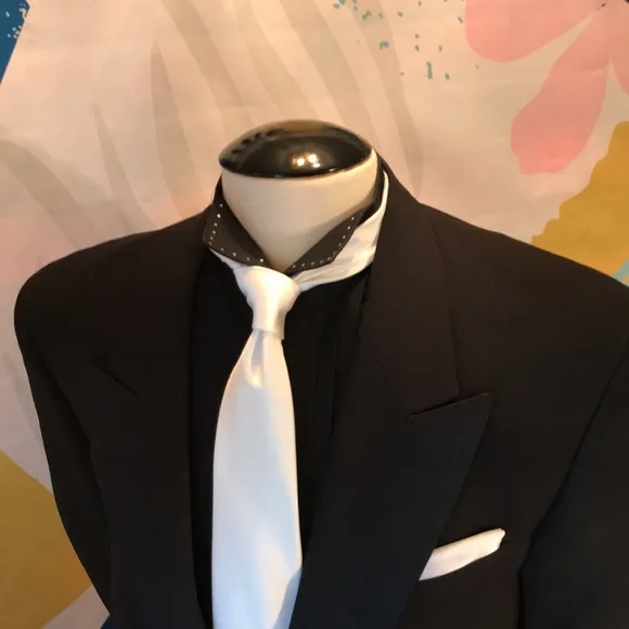 Adolfo Tuxedo Coat