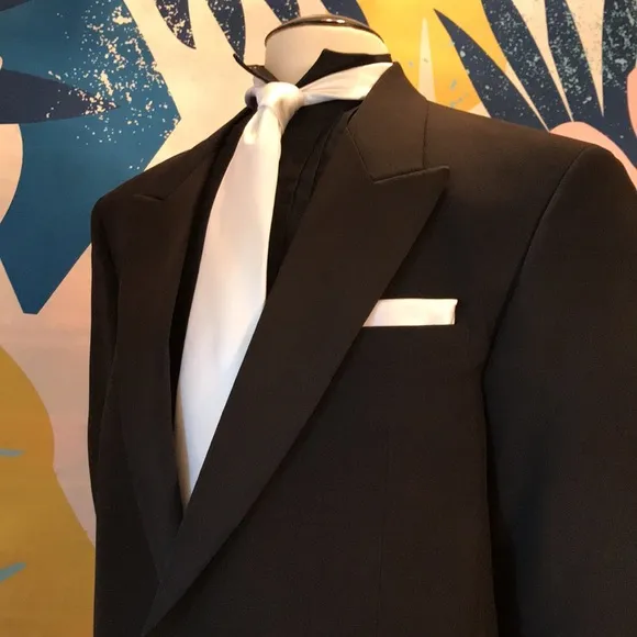 Adolfo Tuxedo Coat