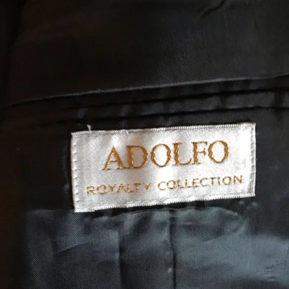 Adolfo Tuxedo Coat