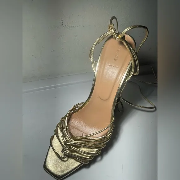 Aeyde shoes / NWT Aeyde daysi leather gold sandals / colors sz 40