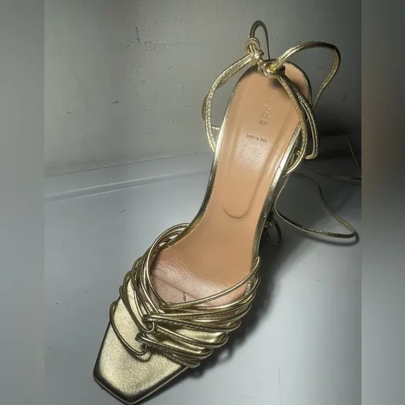 Aeyde shoes / NWT Aeyde daysi leather gold sandals / colors sz 40