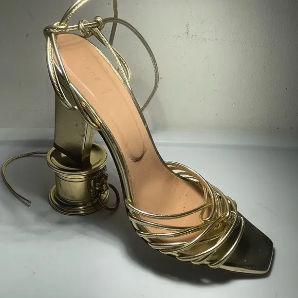 Aeyde shoes / NWT Aeyde daysi leather gold sandals / colors sz 40