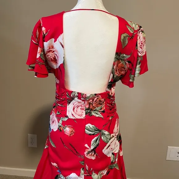 AFRM X NordstromCollection Red Garden Dress