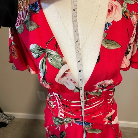 AFRM X NordstromCollection Red Garden Dress