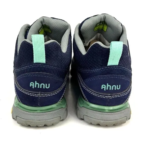Ahnu Womens Sugarpine Waterproof Trail Hiking Shoes Majestic Blue Size 6.5