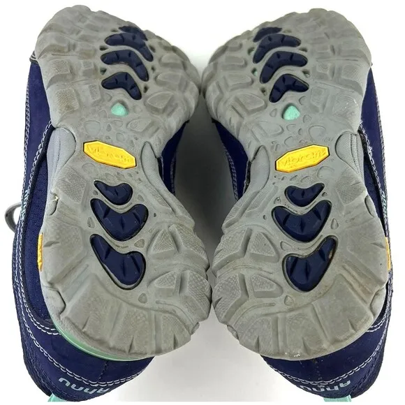 Ahnu Womens Sugarpine Waterproof Trail Hiking Shoes Majestic Blue Size 6.5