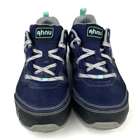 Ahnu Womens Sugarpine Waterproof Trail Hiking Shoes Majestic Blue Size 6.5