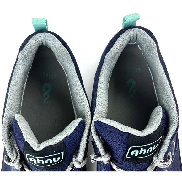 Ahnu Womens Sugarpine Waterproof Trail Hiking Shoes Majestic Blue Size 6.5