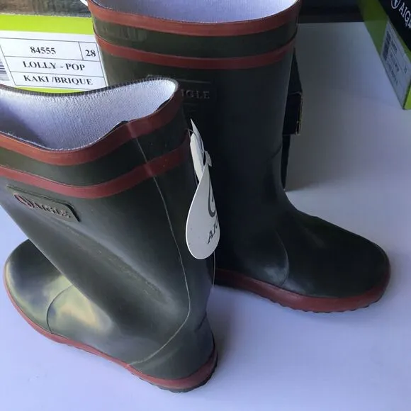 Aigle Unisex Lolly Pop Kaki 84555 Size 10.5