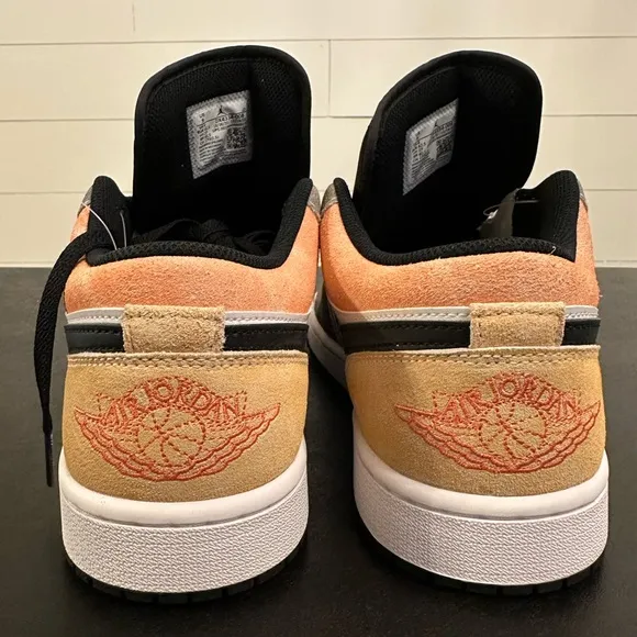 Air Jordan 1 Low SE - Black/Magic Ember/ White/Sundial (9M/10.5W)