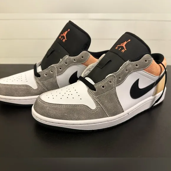 Air Jordan 1 Low SE - Black/Magic Ember/ White/Sundial (9M/10.5W)