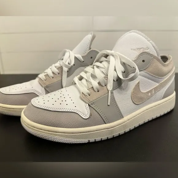 Air Jordan 1 Low SE Craft - Tech Grey/White/Sail/ Light Orewood Brown (9M/10.5W)