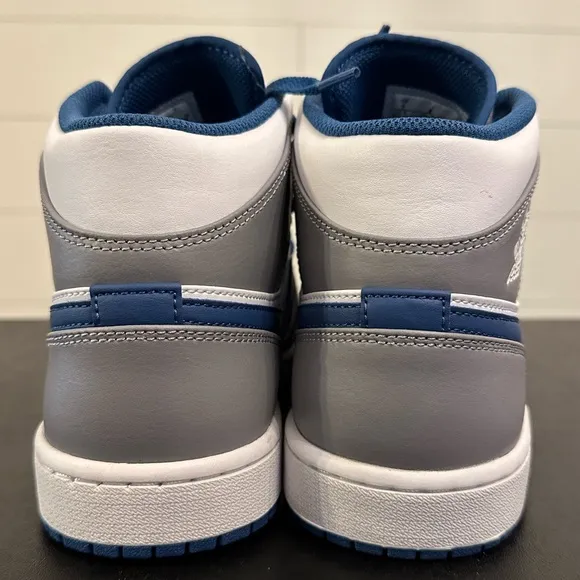 Air Jordan 1 Mid - Cement Grey/True Blue/ White (9M/10.5W)