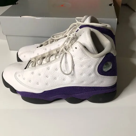 Air Jordan 13 Lakers Mens Size 10 Sneakers Shoes