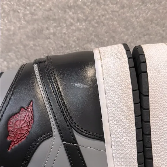 Air Jordan Black and Gray Sneakers