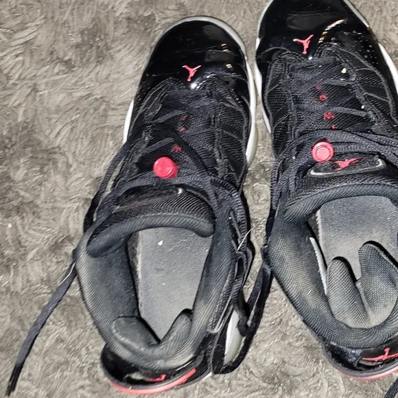 Air Jordan Black and Red Sneakers