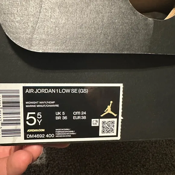 Air Jordan Navy Sneakers