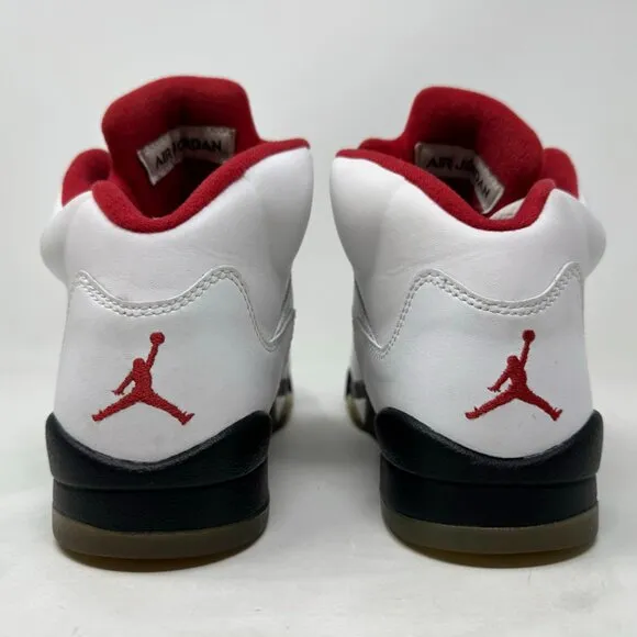 Air Jordan Retro 5 GS Fire Red Sneakers Size 6.5Y Basketball Shoes 440888-100