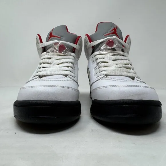 Air Jordan Retro 5 GS Fire Red Sneakers Size 6.5Y Basketball Shoes 440888-100