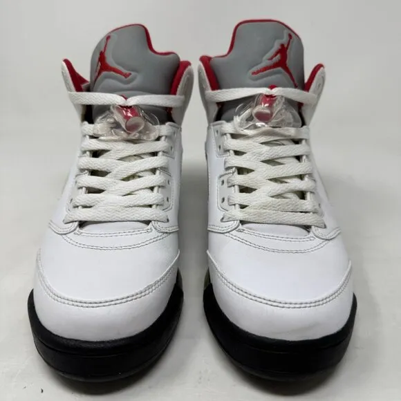 Air Jordan Retro 5 GS Fire Red Sneakers Size 6.5Y Basketball Shoes 440888-100