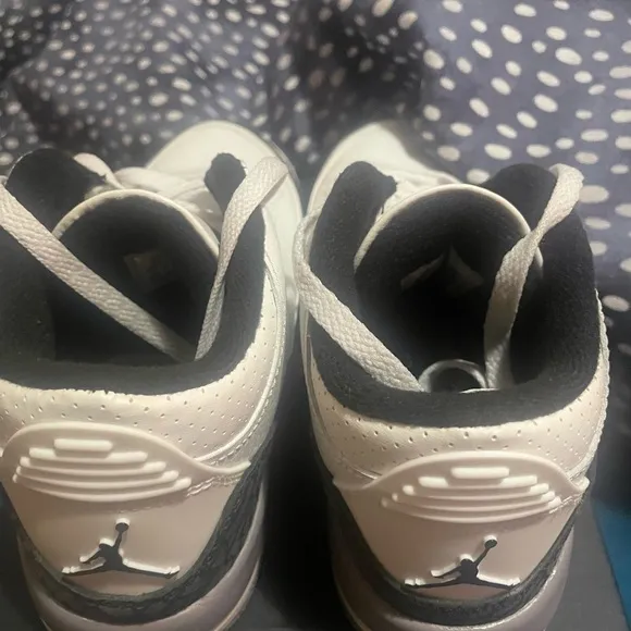 Air Jordan White and Black Sneakers