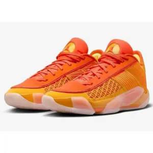 Air Jordan 38 Low FV3945-700 Sneakers Women's 8.5 Orange Basketball Shoes TF2216