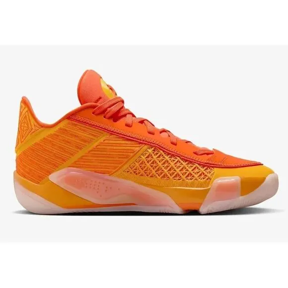 Air Jordan 38 Low FV3945-700 Sneakers Women's 8.5 Orange Basketball Shoes TF2216