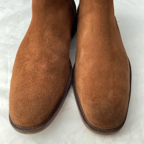 ALDO Brown Slip On Chelsea Ankle Suede Boots Men’s Size 9