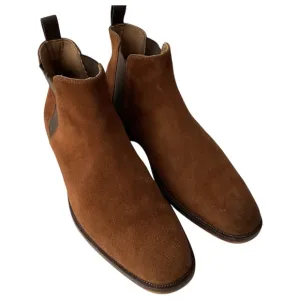 ALDO Brown Slip On Chelsea Ankle Suede Boots Men’s Size 9