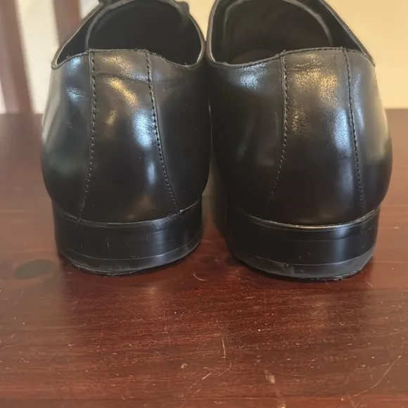Aldo Elas black leather cap toe lace up dress shoes size 10