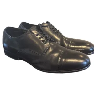 Aldo Elas black leather cap toe lace up dress shoes size 10