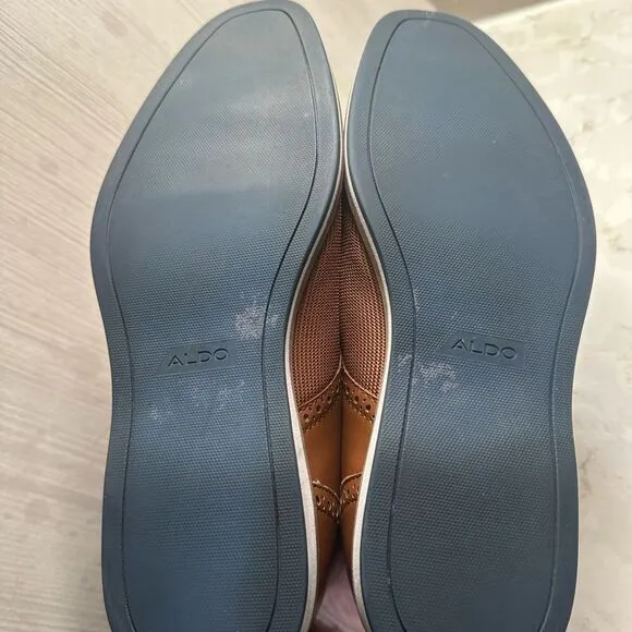 Aldo Mens Brown Dress Shoes