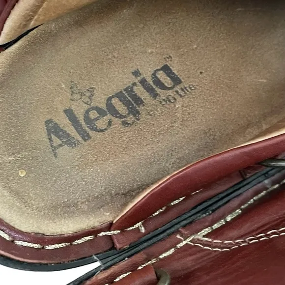 ALEGRIA by PG LITE Leather Sling Back Mule Orthopaedic Sandal Nursing Shoes 40