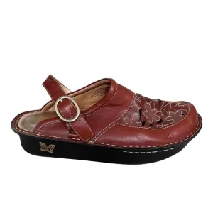 ALEGRIA by PG LITE Leather Sling Back Mule Orthopaedic Sandal Nursing Shoes 40