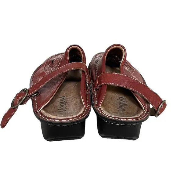 ALEGRIA by PG LITE Leather Sling Back Mule Orthopaedic Sandal Nursing Shoes 40