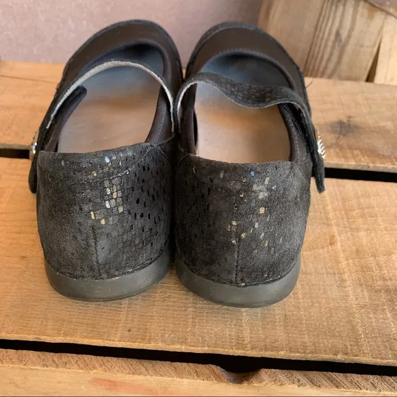 Alegria Gem Tile Me More Black Shoes