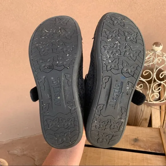 Alegria Gem Tile Me More Black Shoes