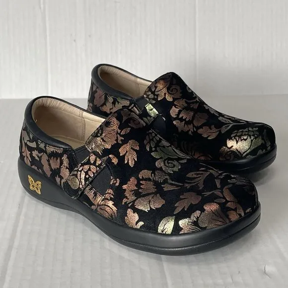 Alegria Kara Leather Clogs Comfort Walking Nursing Shoes Womens US 9 EU 39 XW