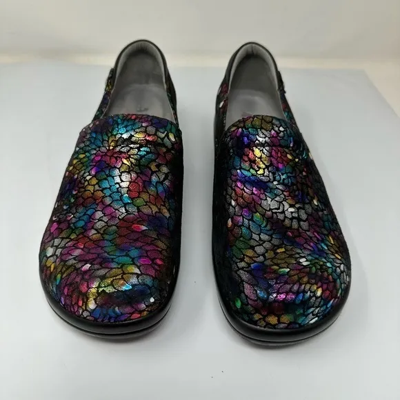 Alegria Keli Minnow Rainbow Nursing Shoes SZ 40 9.5-10
