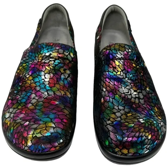 Alegria Keli Minnow Rainbow Nursing Shoes SZ 40 9.5-10