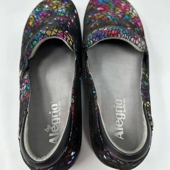 Alegria Keli Minnow Rainbow Nursing Shoes SZ 40 9.5-10