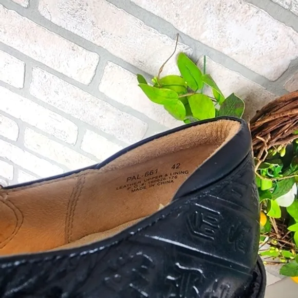ALEGRIA Paloma Mary Jane Embossed Leather Nursing Shoes Size 11-11.5/42