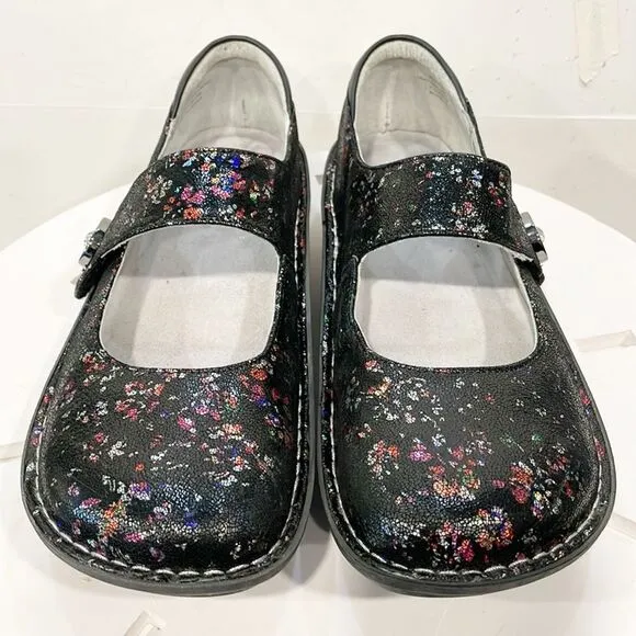 Alegria Paloma PAL-7807 Lucidity Mary Jane Leather Shoes Women 40/ 9.5-10 Multi