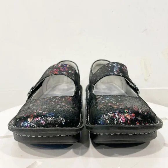 Alegria Paloma PAL-7807 Lucidity Mary Jane Leather Shoes Women 40/ 9.5-10 Multi
